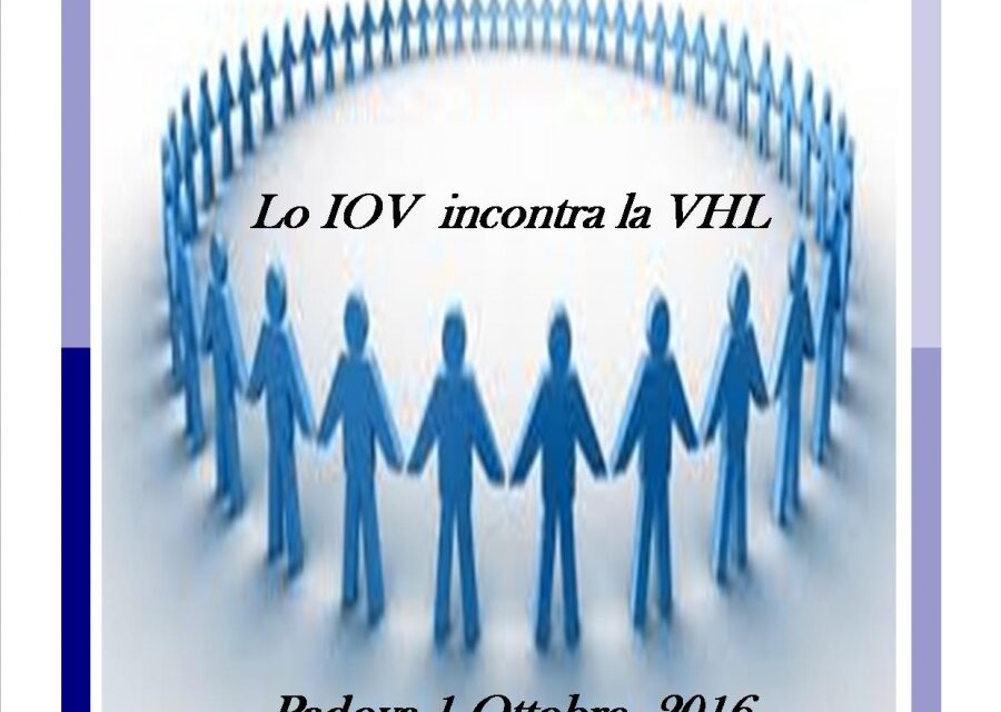Lo IOV incontra il VHL – assemblea annuale